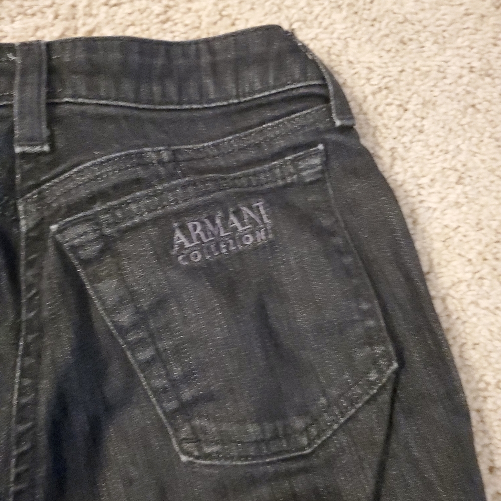 Authentic Armani Collection Dark Wash Boot Cut Jeans Sz 2